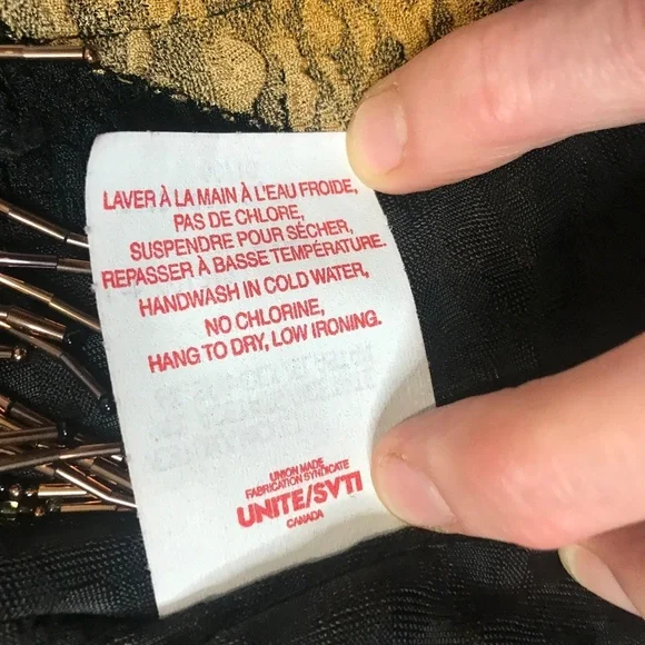 Retro Abstract Print Drape Jacket/Kimono Jacket/Abstract Metallic Open Front - Picture 12 of 16